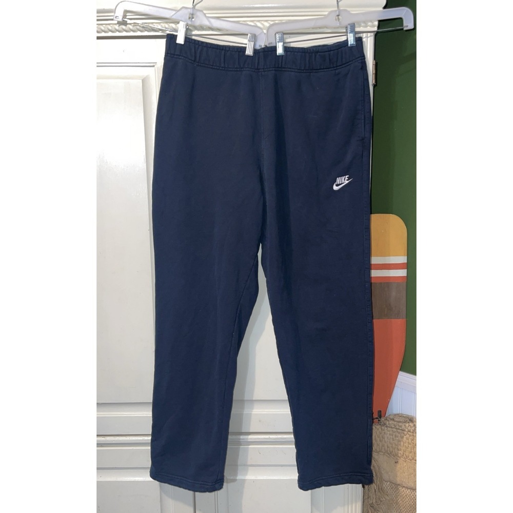 Nike Heavy French Terry Cloth Sweatpants Men L Black HO10 Holiday Collection